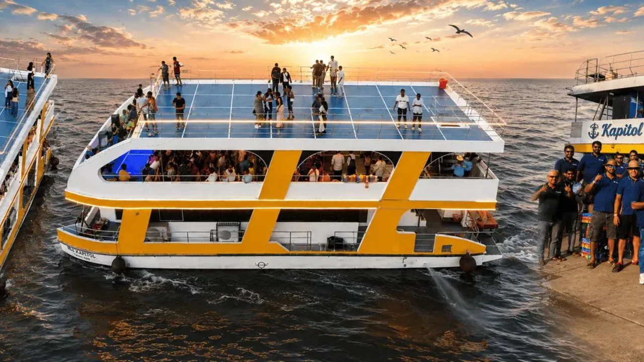 Kapitol dinner cruise party boat in Goa