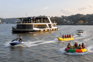 Goa Activities adventure boat party with water sports