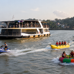 goa adventure boat party with water sports