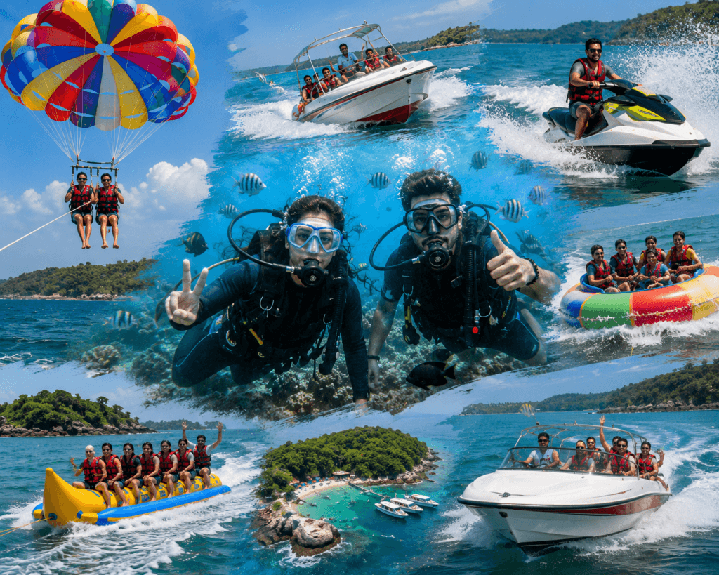 goa scuba diving with water sports