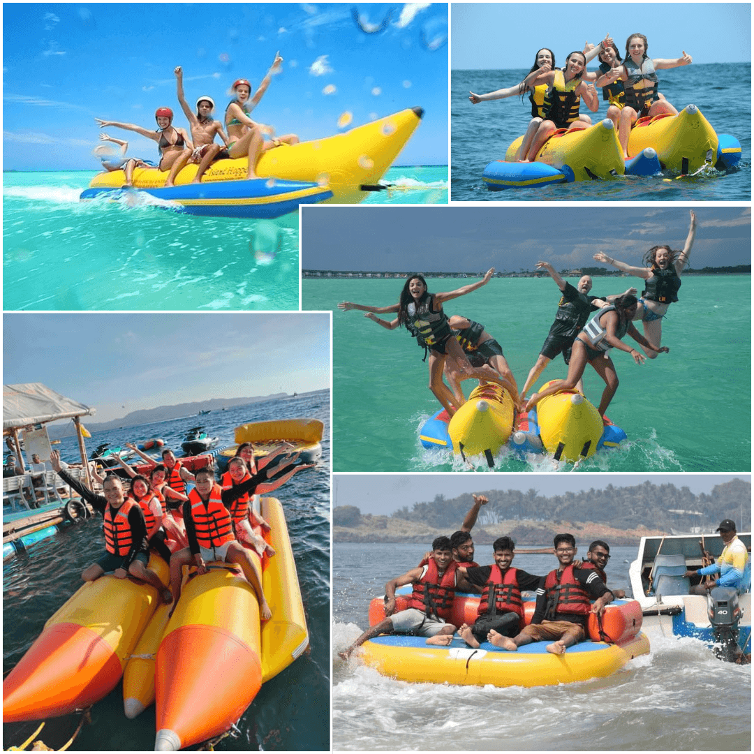 banana boat ride in goa (