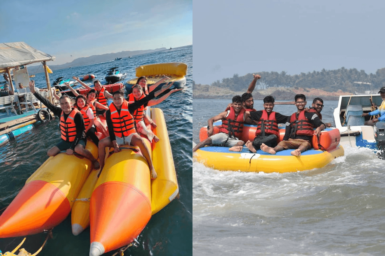 Banana Boat Ride in Goa - Aqua Thrill Goa