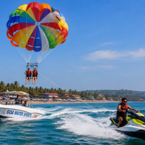 Parasailing with Jet Ski in Baga Beach Goa