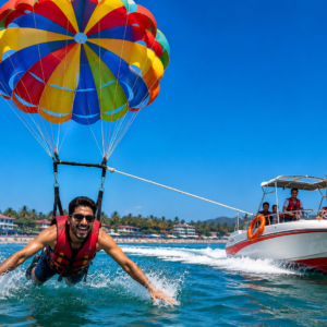 Parasailing with Sea Dips in Baga Beach Goa