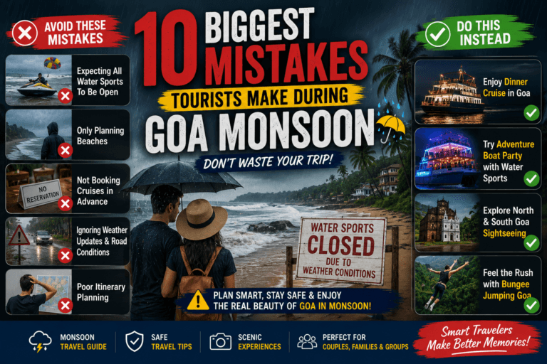 10 Biggest Mistakes Tourists Make During Goa Monsoon Travel Guide