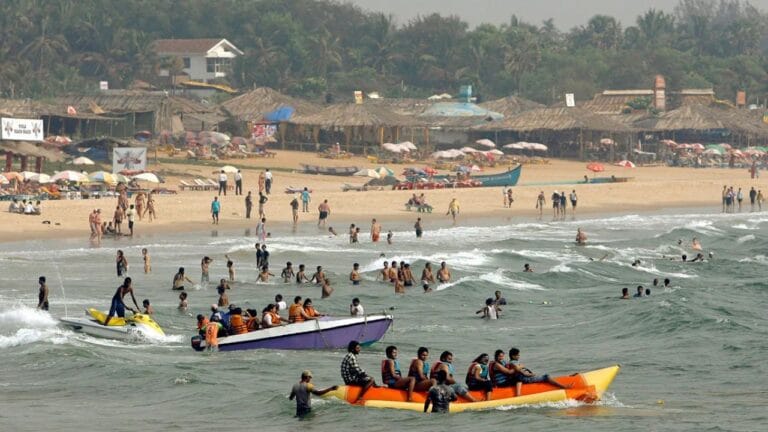 Baga Beach water sports activity zone