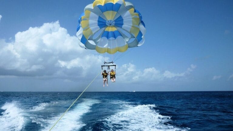 Parasailing at Baga Beach Goa
