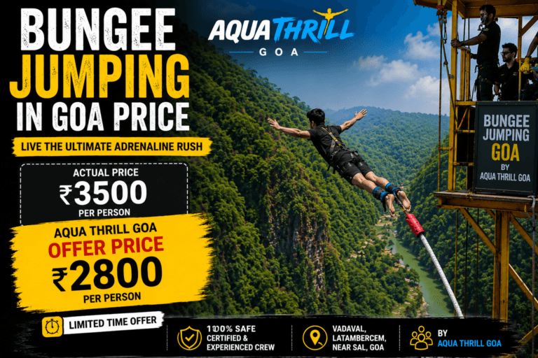 Bungee jumping Goa price guide with offer price