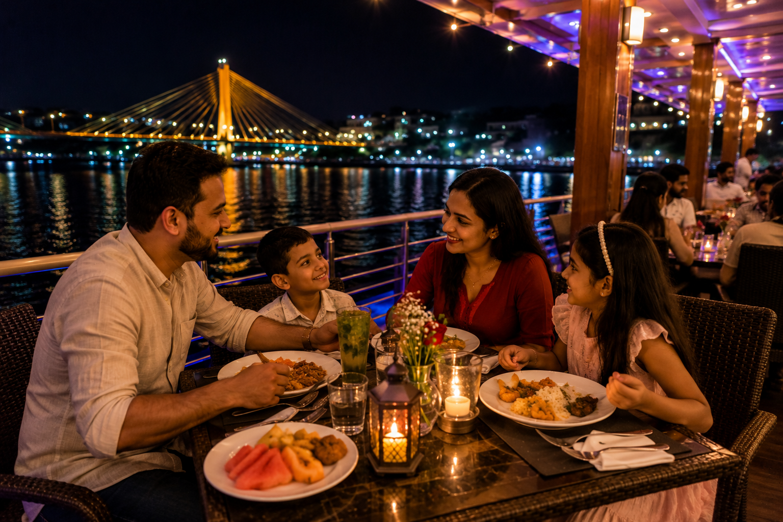 Goa dinner cruise for family