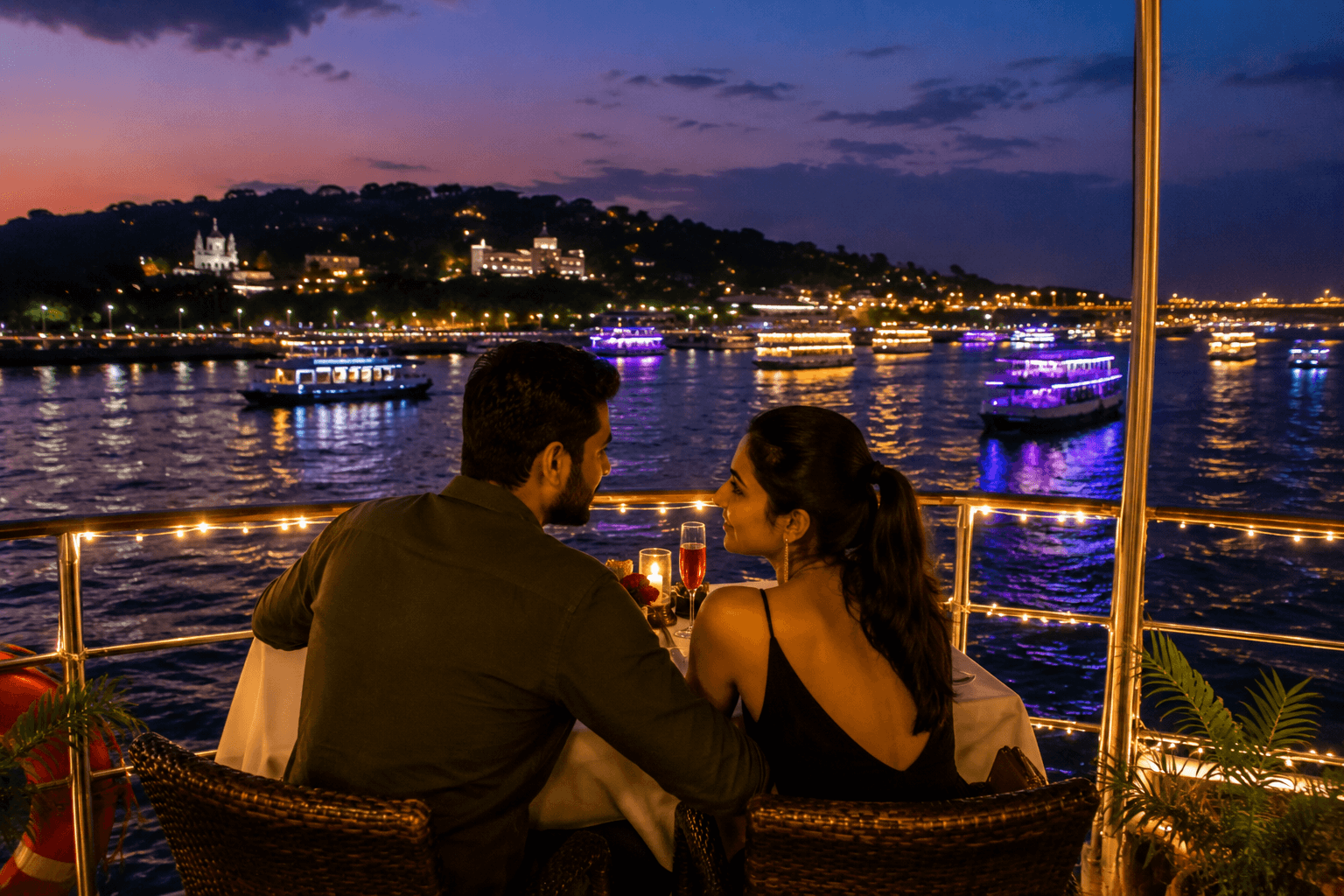 Romantic cruise booking in Goa for couples
