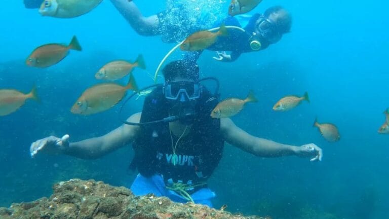Goa scuba diving price list with underwater experience and water sports combo