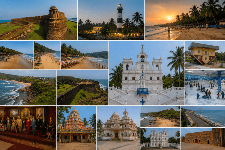 Goa Monsoon Sightseeing Tour with North Goa and South Goa places