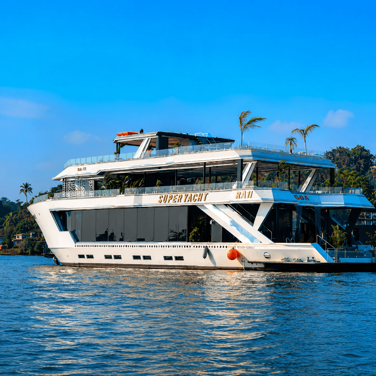RA 11 luxury dinner cruise Goa premium cruise experience