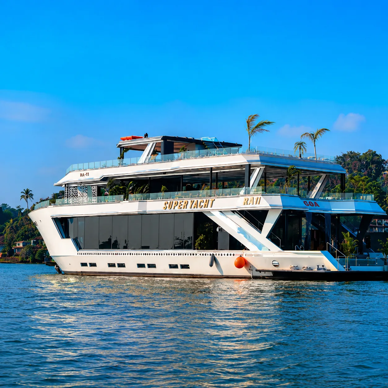 RA-11 luxury dinner cruise on Mandovi River Goa