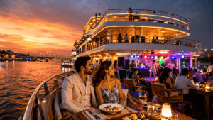 Goa dinner cruise party for Goa Package 3 Night 4 Days from Dabolim Airport