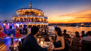 Goa dinner cruise party for Goa Package 3 Night 4 Days from Mopa Airport