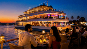 Goa dinner cruise party for Goa Package from Madgaon Railway Station