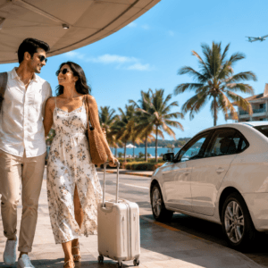 Mopa Airport Goa Package for 2 people with private taxi and 4 star hotel near Baga Beach