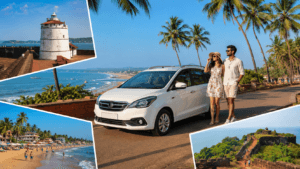 North Goa private taxi sightseeing for Goa Package 3 Night 4 Days from Dabolim Airport