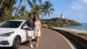 North Goa sightseeing by private taxi for Mopa Airport Goa Package