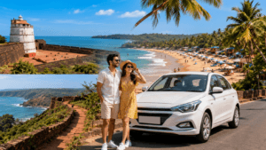 North Goa private taxi sightseeing for Goa Package 3 Night 4 Days from Thivim Railway Station
