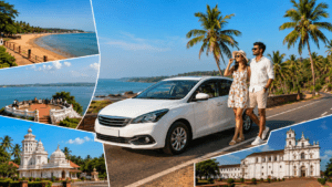 South Goa private taxi sightseeing for Goa Package 3 Night 4 Days from Dabolim Airport
