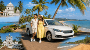South Goa private taxi sightseeing for Goa Package 3 Night 4 Days from Mopa Airport