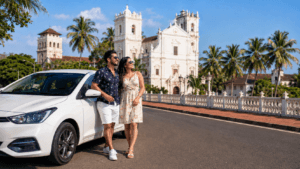 South Goa sightseeing by private taxi for Mopa Airport Goa Package