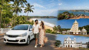 South Goa private taxi sightseeing for Goa Package from Karmali Railway Station
